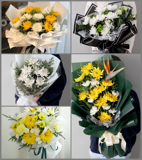 广东梅州市丰顺县汤南镇汤光村白事花束代送